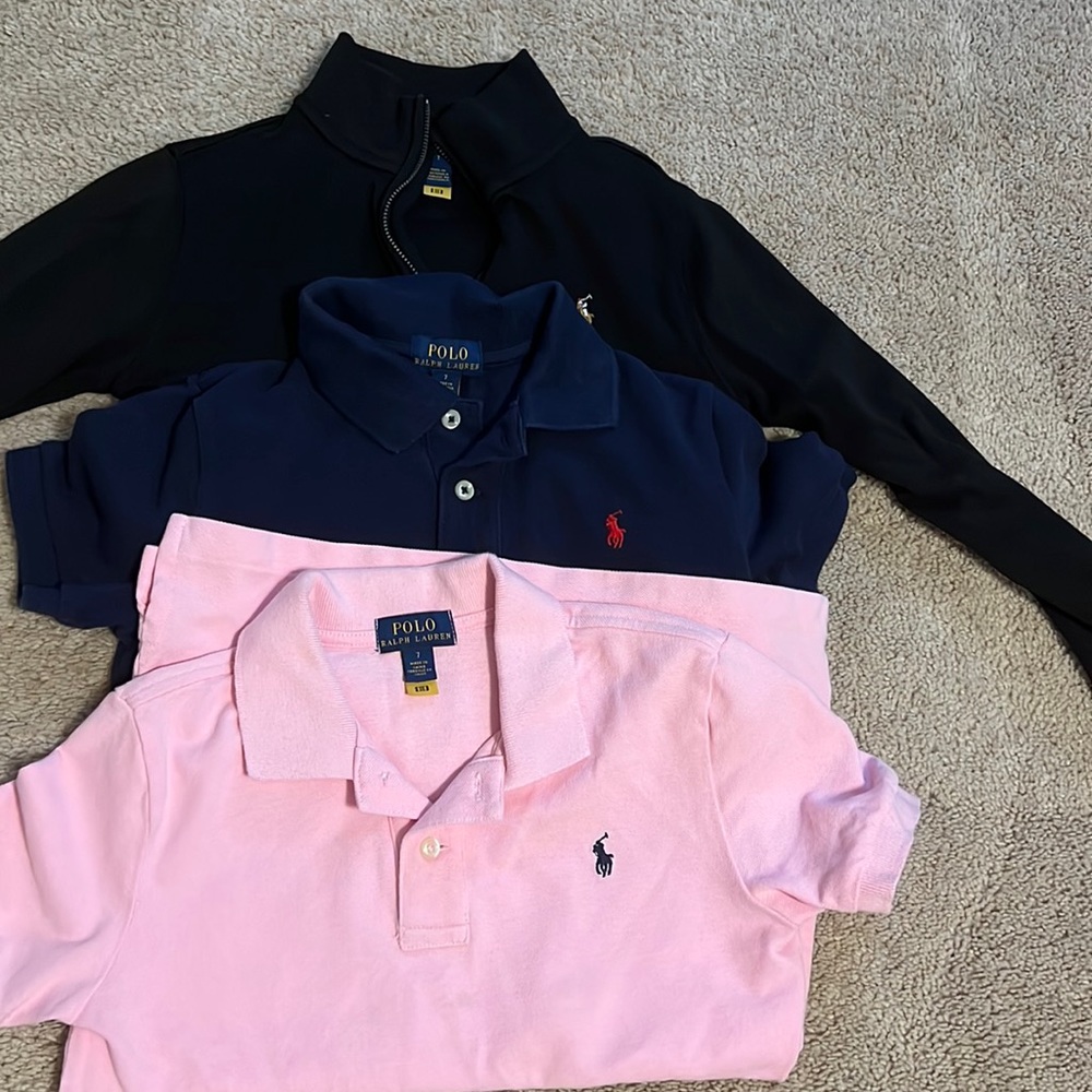 Lot of Boys Polo Ralph Laure.